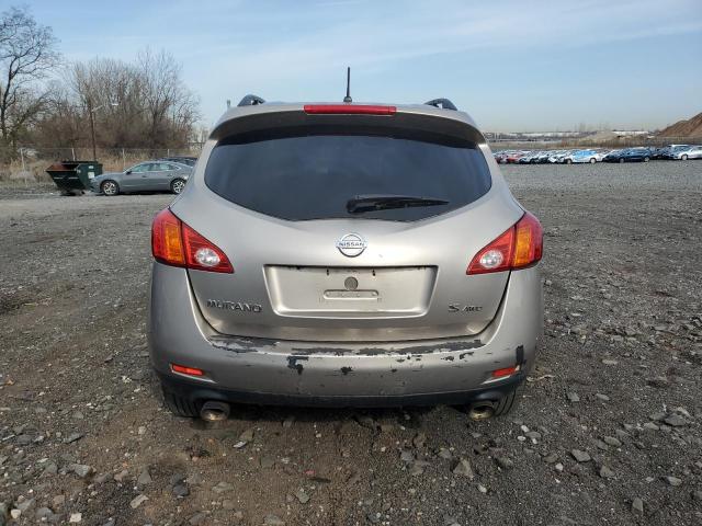 JN8AZ18W19W105668 - 2009 NISSAN MURANO S BEIGE photo 6