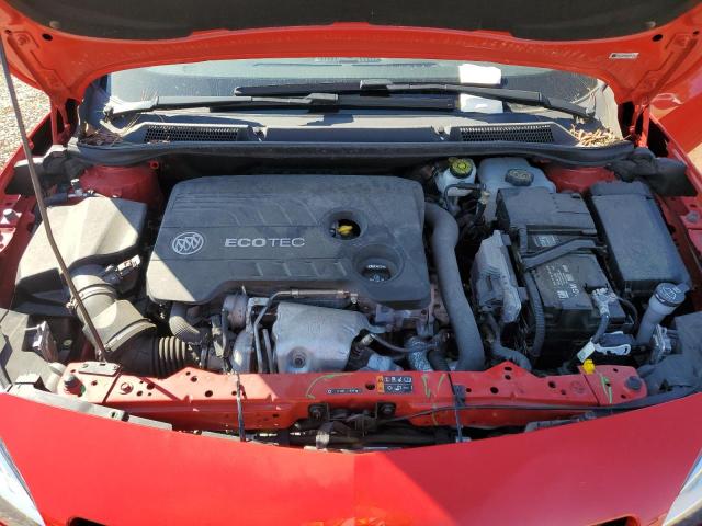 W04WJ3N57JG038678 - 2018 BUICK CASCADA SPORT TOURING RED photo 11