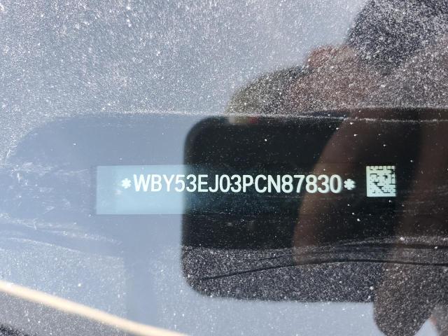 WBY53EJ03PCN87830 - 2023 BMW I7 XDRIVE60 WHITE photo 12