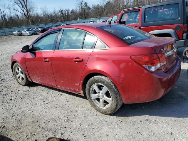 1G1PG5S97B7283583 - 2011 CHEVROLET CRUZE LT RED photo 2