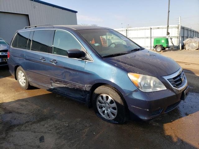 5FNRL38629B411228 - 2009 HONDA ODYSSEY EXL BLUE photo 4