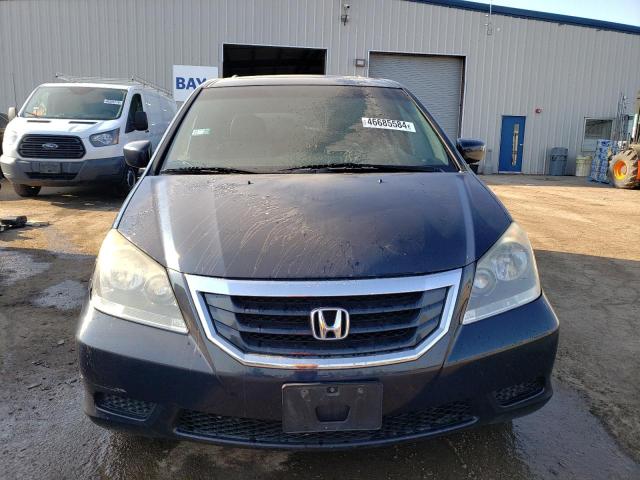 5FNRL38629B411228 - 2009 HONDA ODYSSEY EXL BLUE photo 5