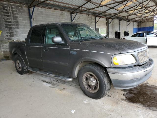 1FTRW07662KE17193 - 2002 FORD F150 SUPERCREW GRAY photo 4