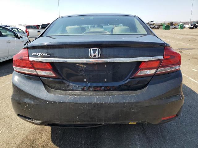 19XFB2F59DE089342 - 2013 HONDA CIVIC LX BLACK photo 6