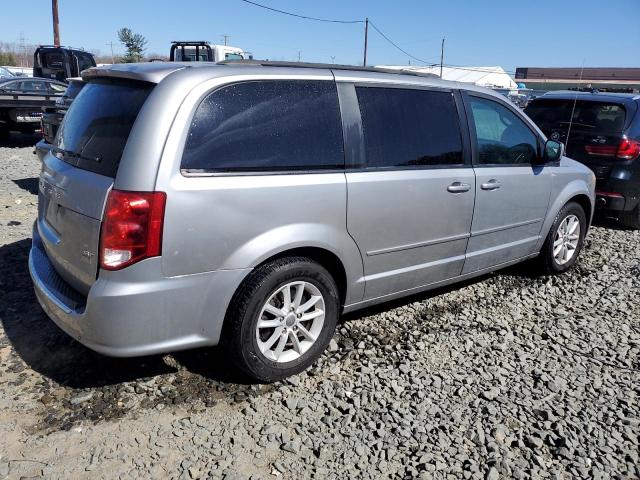 2C4RDGCG5ER352288 - 2014 DODGE GRAND CARA SXT SILVER photo 3