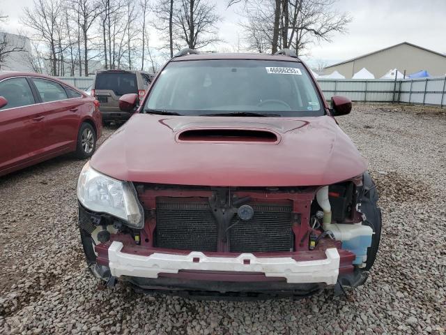 JF2SH666X9H760839 - 2009 SUBARU FORESTER 2.5XT LIMITED MAROON photo 5