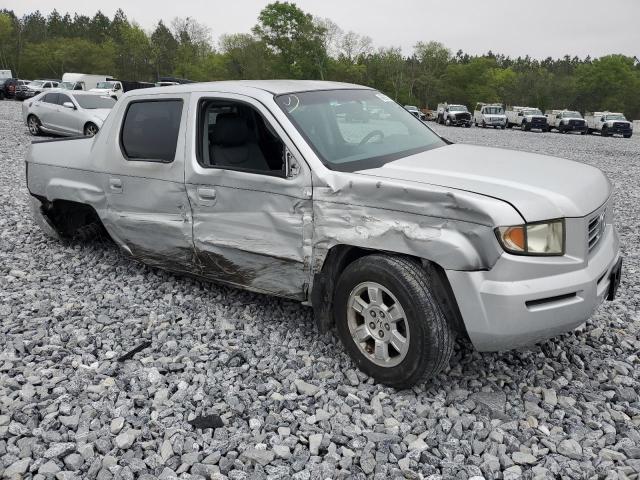 2HJYK16408H515905 - 2008 HONDA RIDGELINE RTS SILVER photo 4