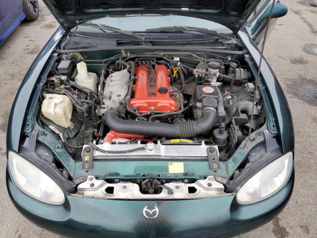 JM1NB3535Y0148449 - 2000 MAZDA MX-5 MIATA BASE GREEN photo 11