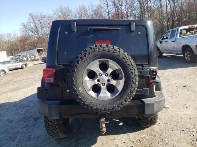 1C4HJWEG4GL307687 - 2016 JEEP WRANGLER U SAHARA BLACK photo 6