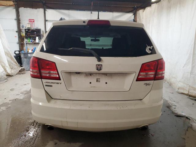 3D4GH67V59T247724 - 2009 DODGE JOURNEY R/T WHITE photo 6