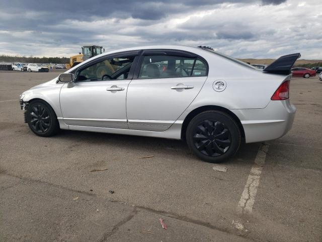 2HGFA16558H327504 - 2008 HONDA CIVIC LX SILVER photo 2