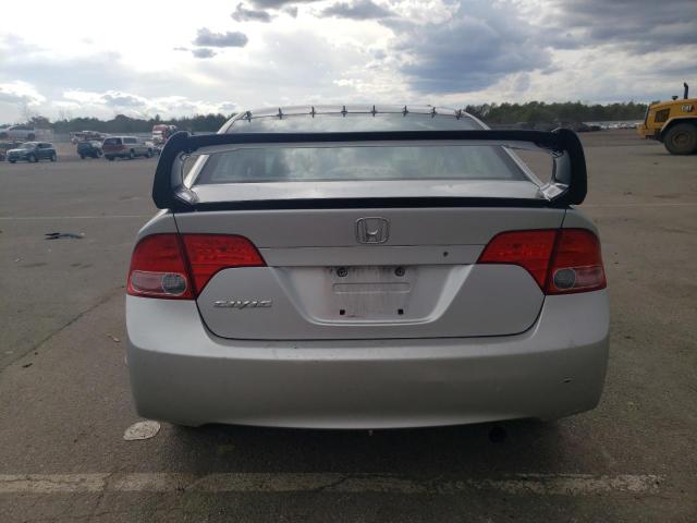 2HGFA16558H327504 - 2008 HONDA CIVIC LX SILVER photo 6