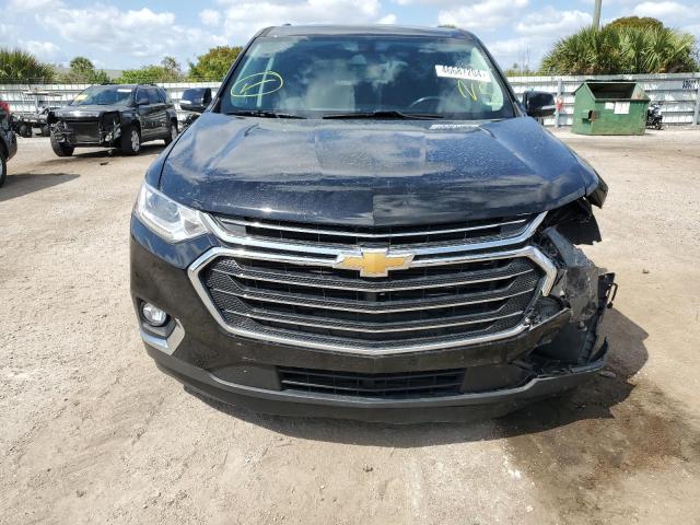 1GNERGKW9JJ149886 - 2018 CHEVROLET TRAVERSE LT BLACK photo 5