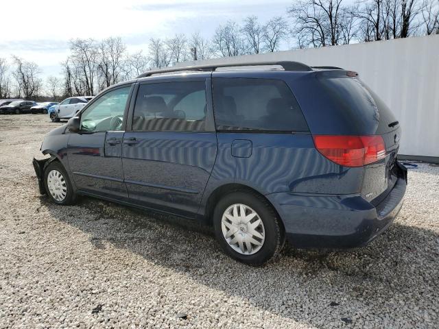 5TDZA23C55S223855 - 2005 TOYOTA SIENNA CE BLUE photo 2