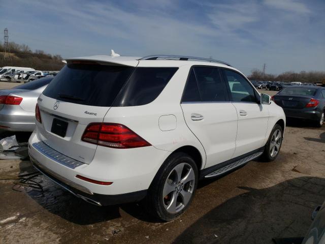 4JGDA5HB6HA817430 - 2017 MERCEDES-BENZ GLE 350 4MATIC WHITE photo 3