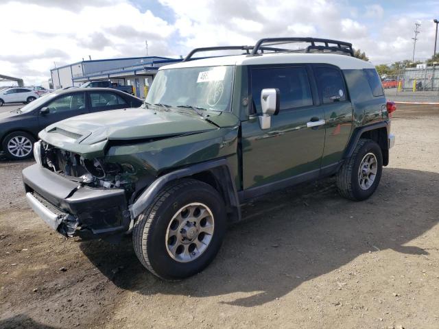 JTEBU4BF4DK166579 - 2013 TOYOTA FJ CRUISER GREEN photo 1