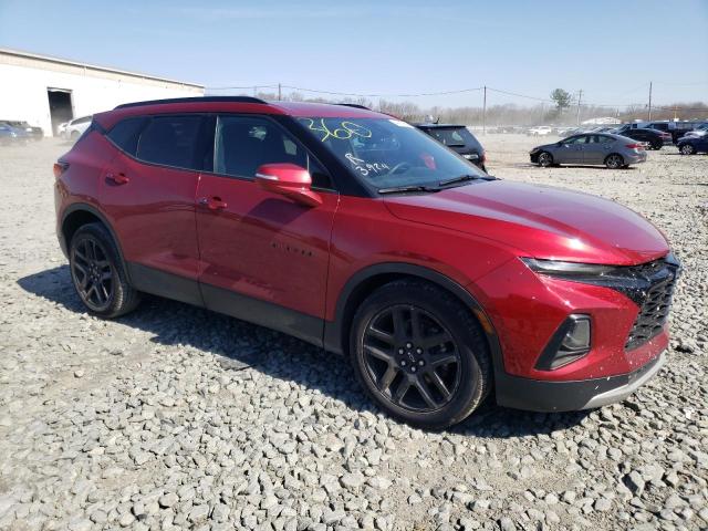 3GNKBHRS8MS533080 - 2021 CHEVROLET BLAZER 2LT RED photo 4