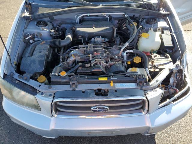 JF1SG65654H737230 - 2004 SUBARU FORESTER 2.5XS Argent photo 11