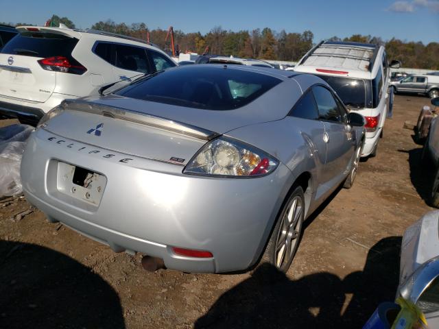 4A3AK64F27E056712 - 2007 MITSUBISHI ECLIPSE ES SILVER photo 4