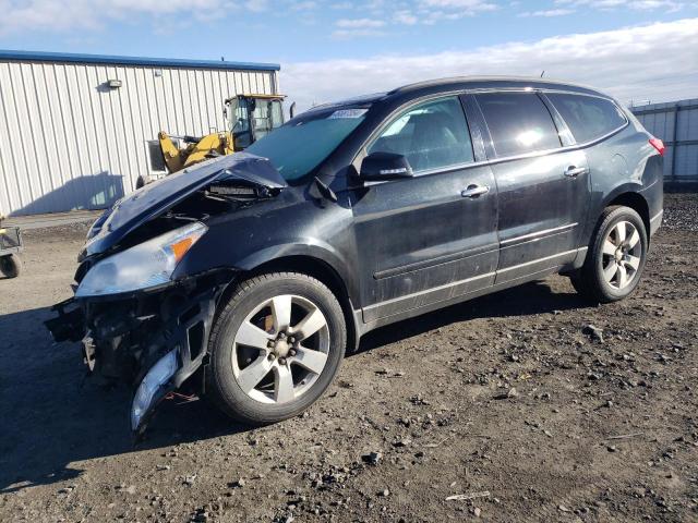 1GNKVLED4BJ211553 - 2011 CHEVROLET TRAVERSE LTZ BLACK photo 1