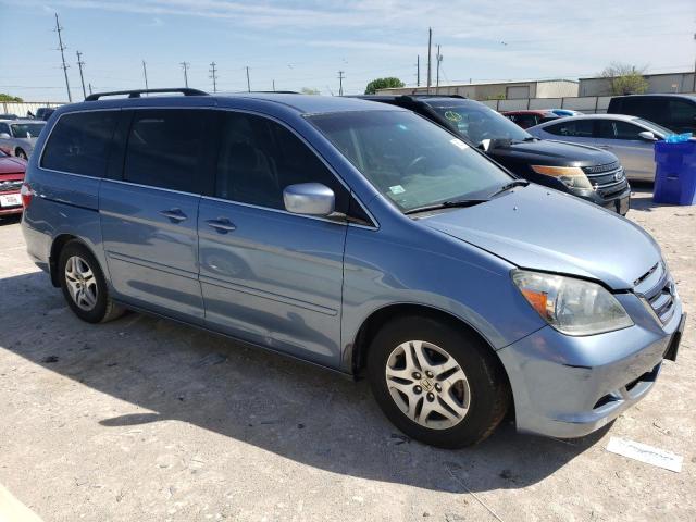 5FNRL38486B046077 - 2006 HONDA ODYSSEY EX BLUE photo 4