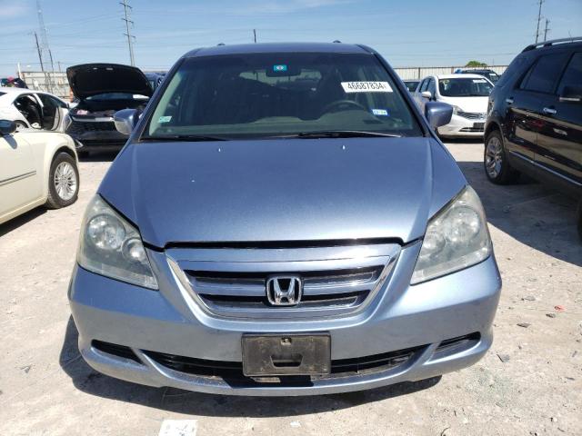 5FNRL38486B046077 - 2006 HONDA ODYSSEY EX BLUE photo 5