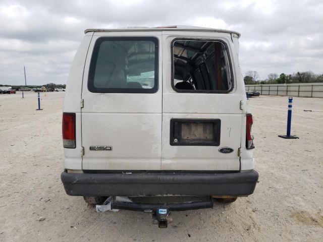 1FTNE14W07DB15051 - 2007 FORD ECONOLINE E150 VAN WHITE photo 6