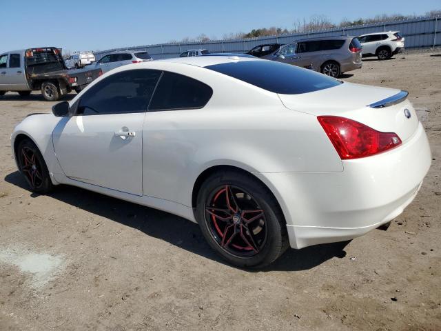 JNKCV64F59M652617 - 2009 INFINITI G37 WHITE photo 2