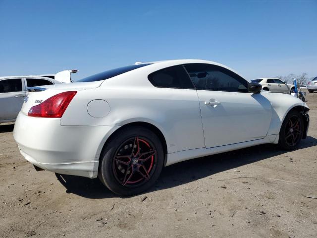 JNKCV64F59M652617 - 2009 INFINITI G37 WHITE photo 3