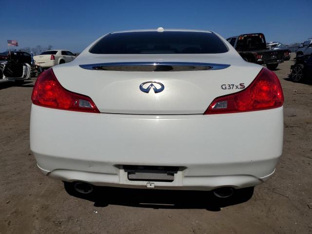 JNKCV64F59M652617 - 2009 INFINITI G37 WHITE photo 6