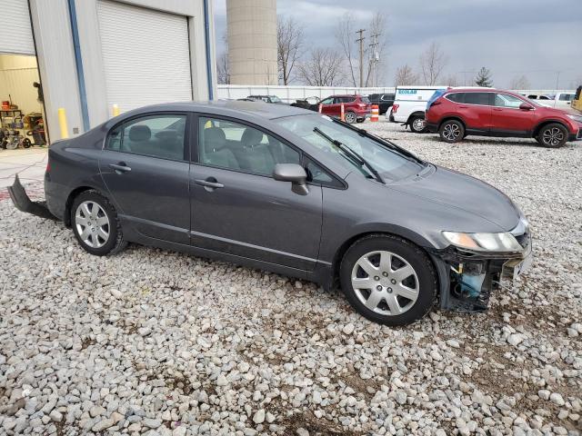 2HGFA16539H334761 - 2009 HONDA CIVIC LX CHARCOAL photo 4