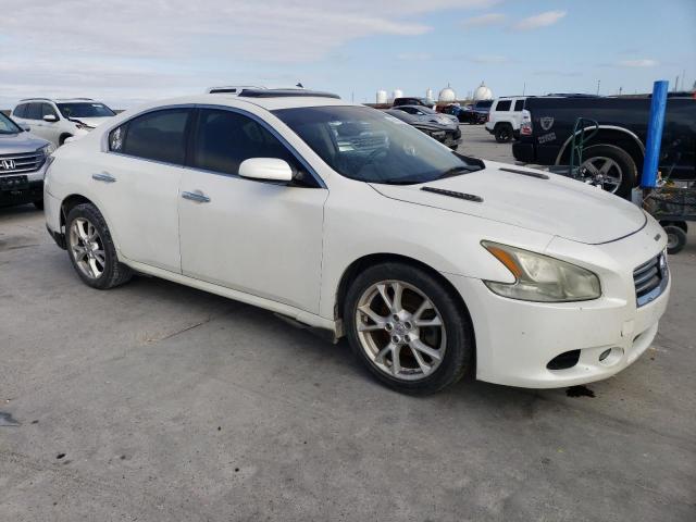 1N4AA5AP4DC824409 - 2013 NISSAN MAXIMA S WHITE photo 4