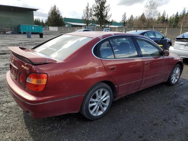 JT8BD68S8Y0096105 - 2000 LEXUS GS 300 MAROON photo 3