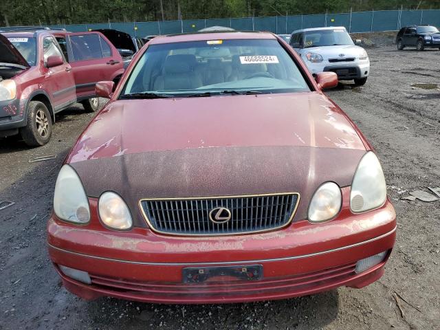 JT8BD68S8Y0096105 - 2000 LEXUS GS 300 MAROON photo 5