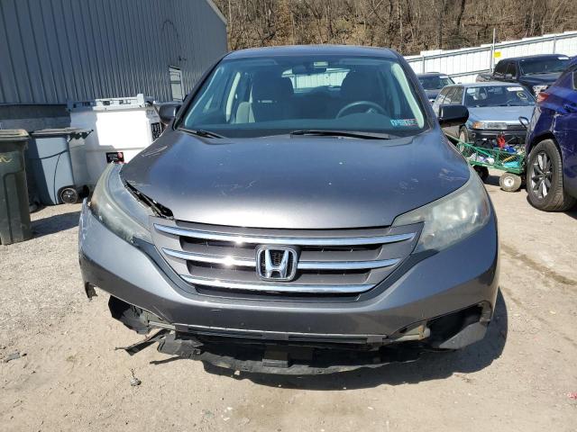 2HKRM4H32EH604287 - 2014 HONDA CR-V LX GRAY photo 5