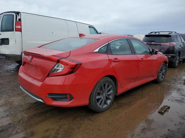 2HGFC1F73LH680263 - 2020 HONDA CIVIC EXL RED photo 3