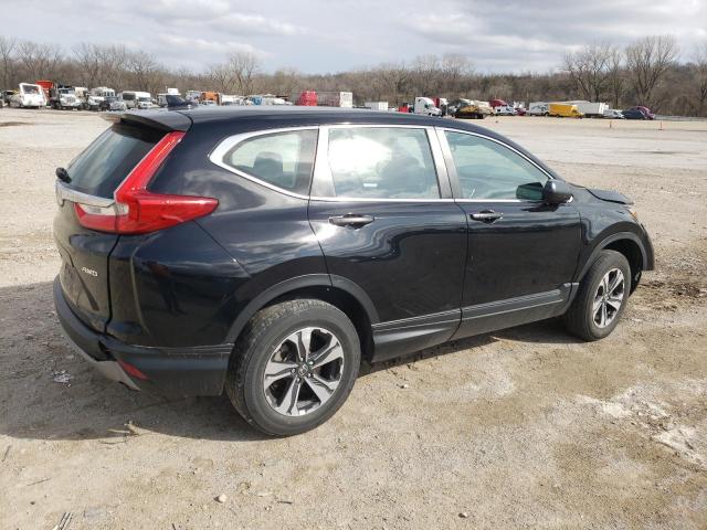 2HKRW6H35KH227410 - 2019 HONDA CR-V LX BLACK photo 3