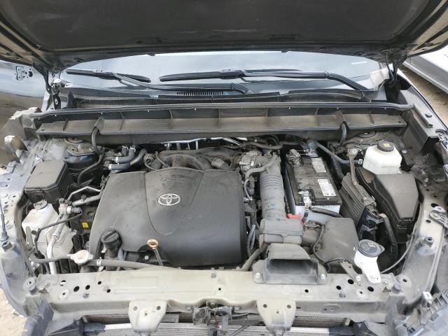 5TDGZRAH2MS088713 - 2021 TOYOTA HIGHLANDER XLE BLACK photo 12