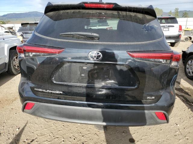 5TDGZRAH2MS088713 - 2021 TOYOTA HIGHLANDER XLE BLACK photo 6