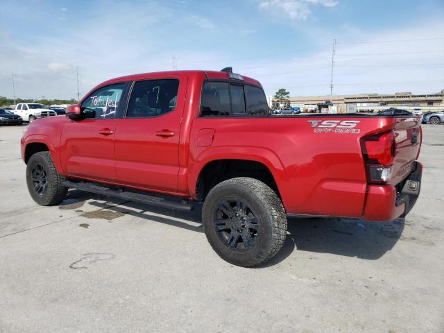 5TFAX5GN7MX190438 - 2021 TOYOTA TACOMA DOUBLE CAB RED photo 2