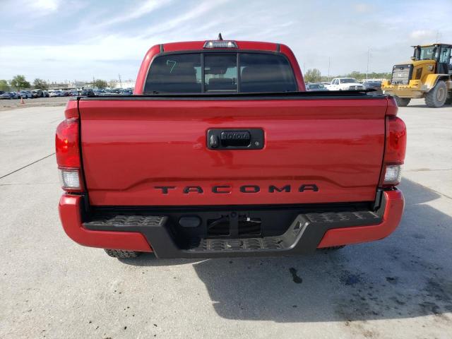 5TFAX5GN7MX190438 - 2021 TOYOTA TACOMA DOUBLE CAB RED photo 6