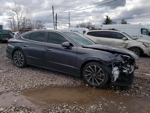 5NPEH4J21MH070430 - 2021 HYUNDAI SONATA LIMITED GRAY photo 4