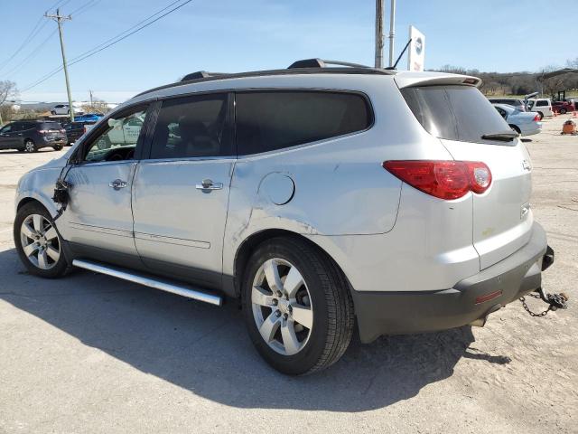 1GNKRLED8BJ332302 - 2011 CHEVROLET TRAVERSE LTZ SILVER photo 2