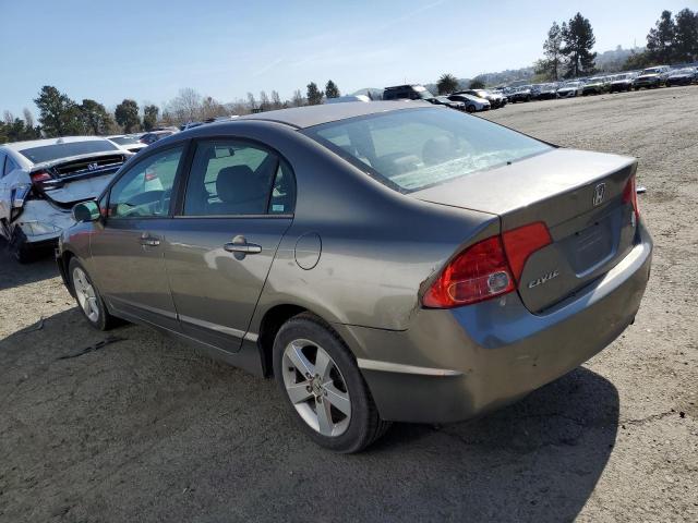 1HGFA16876L071926 - 2006 HONDA CIVIC EX GRAY photo 2