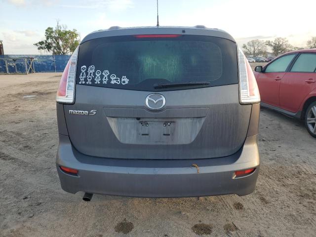 JM1CR2W36A0386845 - 2010 MAZDA 5 GRAY photo 6