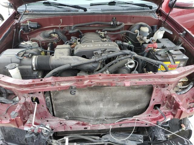 5TBRT34125S468909 - 2005 TOYOTA TUNDRA ACCESS CAB SR5 MAROON photo 11