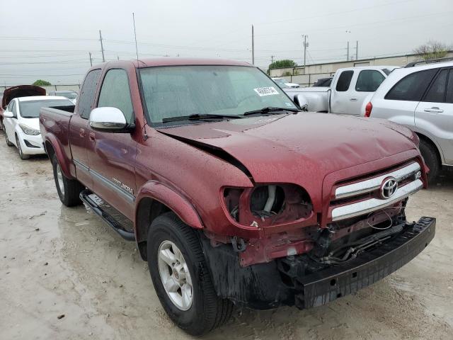 5TBRT34125S468909 - 2005 TOYOTA TUNDRA ACCESS CAB SR5 MAROON photo 4