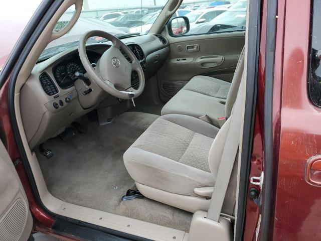 5TBRT34125S468909 - 2005 TOYOTA TUNDRA ACCESS CAB SR5 MAROON photo 7