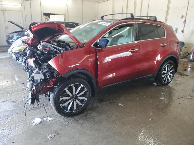 KNDPNCAC3K7497470 - 2019 KIA SPORTAGE EX RED photo 1