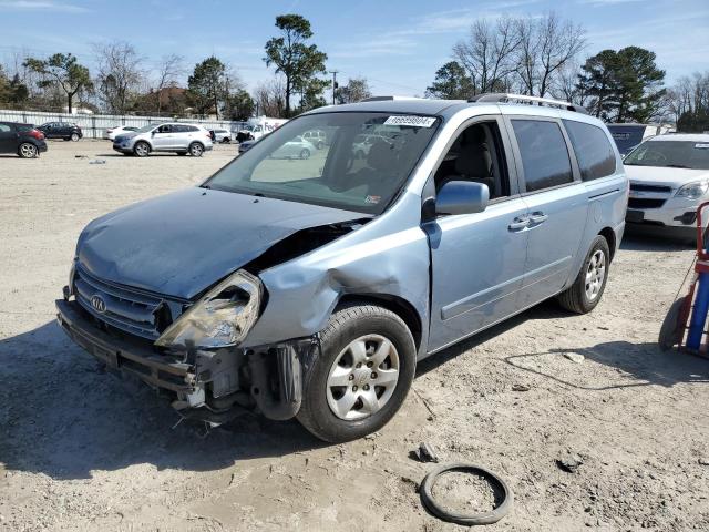 KNDMB233696320608 - 2009 KIA SEDONA EX BLUE photo 1